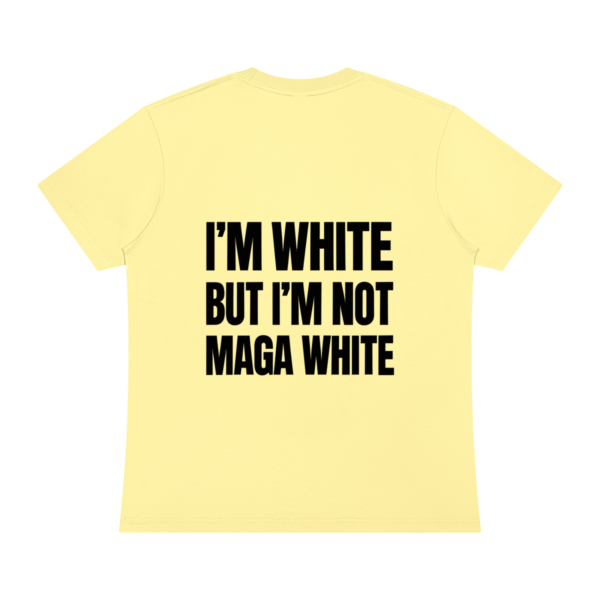 I'm White But Not - Back Design