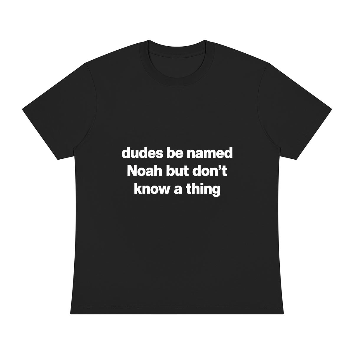 Dudes Be Named Noah - Front Design